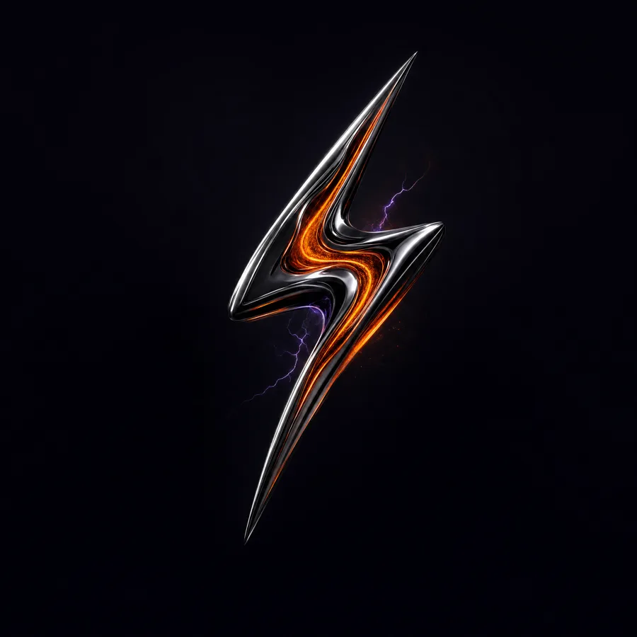 felt lightning icon
